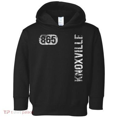 Knoxville Tennessee 865 Area Code Vintage Retro Toddler Hoodie