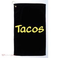 Krillin Tacos Anime Golf Towel thumb 0