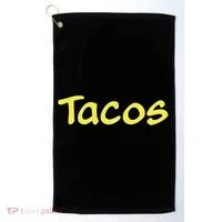 Krillin Tacos Anime Golf Towel thumb 0
