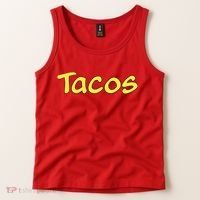 Krillin Tacos Anime Tank Top thumb 2