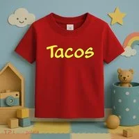 Krillin Tacos Anime Toddler T-Shirt thumb 3