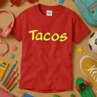 Krillin Tacos Anime Kids T-Shirt thumb 3