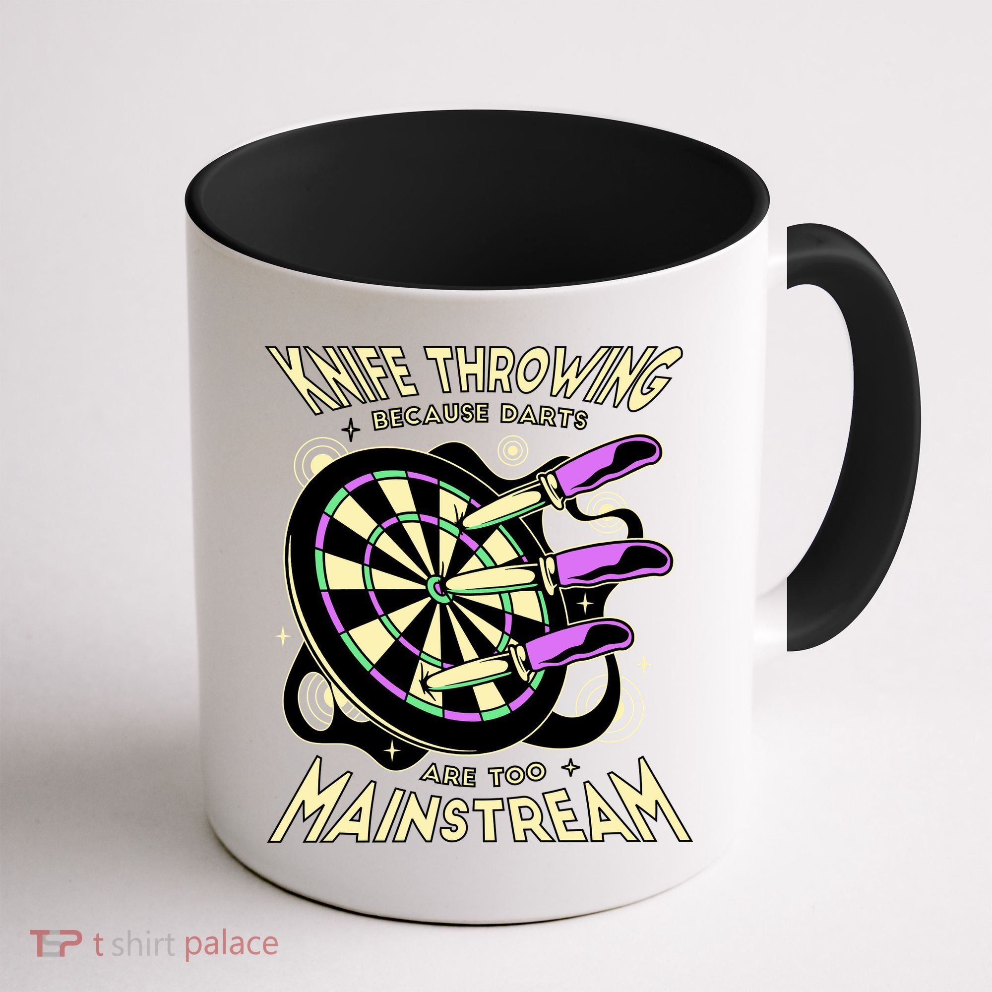 Knife Throwing Because Darts Are Too Mainstream Coffee Mug