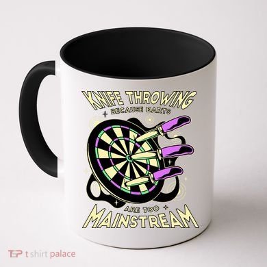 Knife Throwing Because Darts Are Too Mainstream Coffee Mug