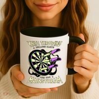 Knife Throwing Because Darts Are Too Mainstream Coffee Mug thumb 3