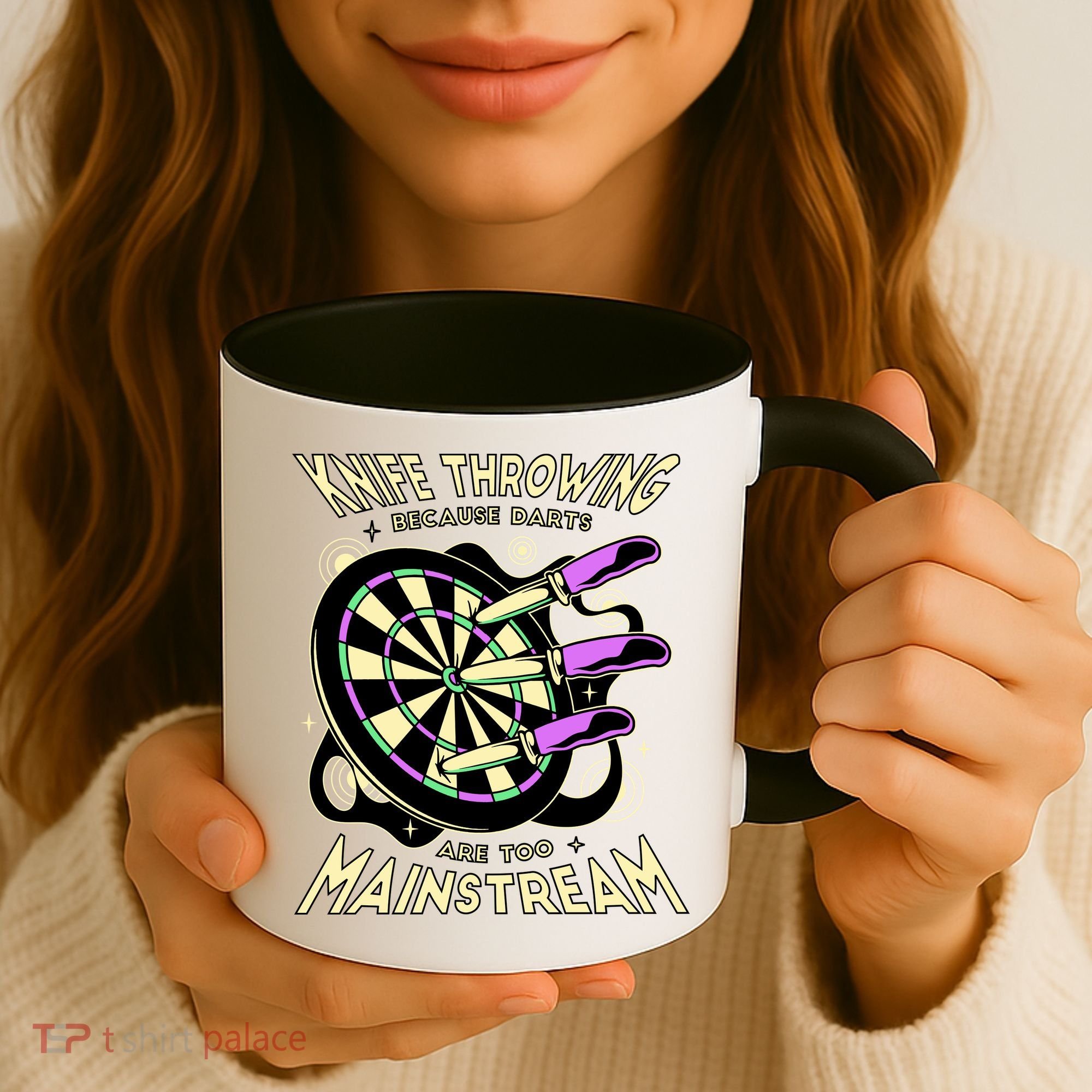 Knife Throwing Because Darts Are Too Mainstream Coffee Mug