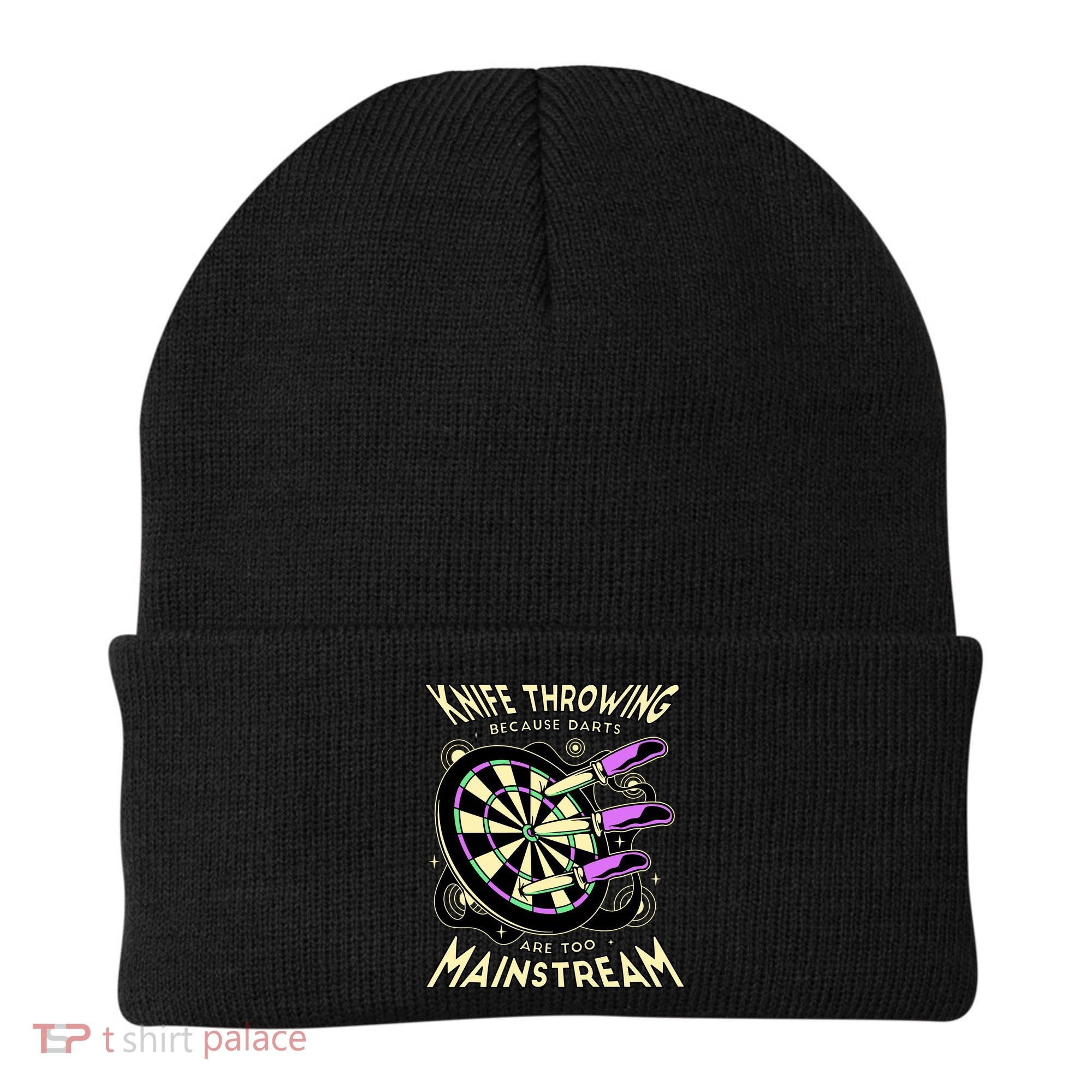 Knife Throwing Because Darts Are Too Mainstream Beanie