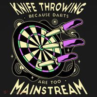 Knife Throwing Because Darts Are Too Mainstream Ornament thumb 1