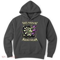 Knife Throwing Because Darts Are Too Mainstream Hoodie thumb 0