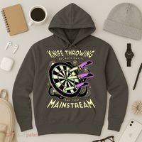 Knife Throwing Because Darts Are Too Mainstream Hoodie thumb 3
