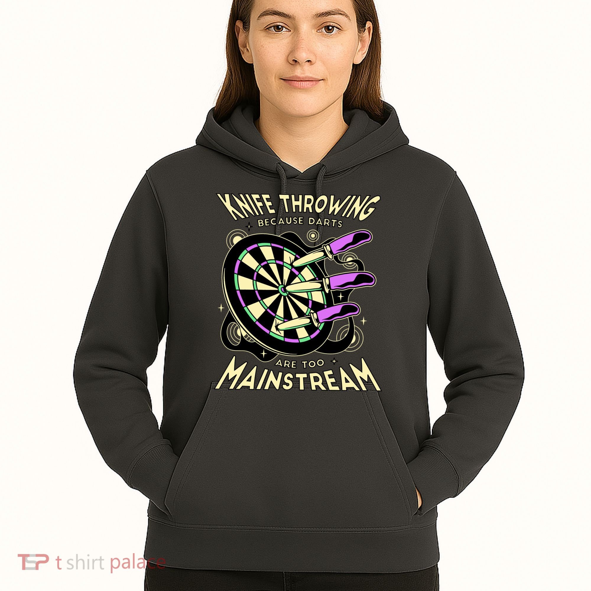 Knife Throwing Because Darts Are Too Mainstream Hoodie