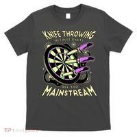 Knife Throwing Because Darts Are Too Mainstream T-Shirt thumb 0