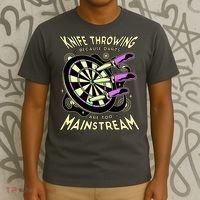 Knife Throwing Because Darts Are Too Mainstream T-Shirt thumb 3