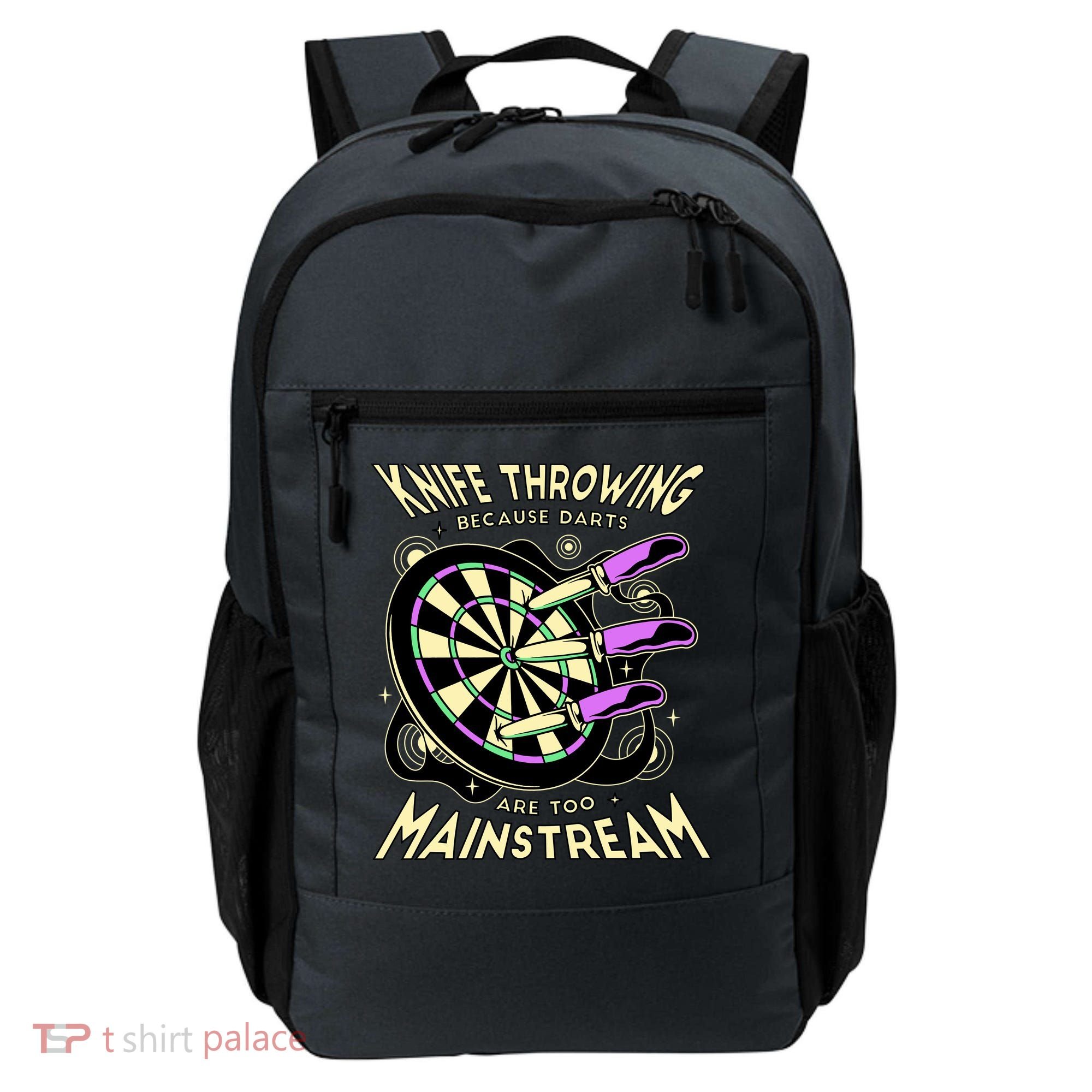 Knife Throwing Because Darts Are Too Mainstream Backpack