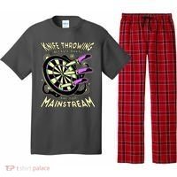 Knife Throwing Because Darts Are Too Mainstream Pajama Set thumb 0