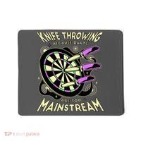 Knife Throwing Because Darts Are Too Mainstream Mousepad thumb 0
