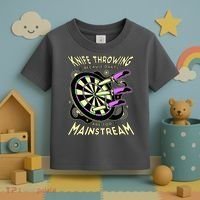 Knife Throwing Because Darts Are Too Mainstream Toddler T-Shirt thumb 3