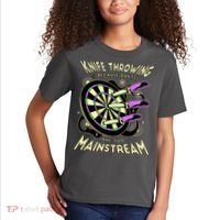 Knife Throwing Because Darts Are Too Mainstream Kids T-Shirt thumb 2