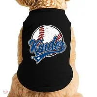 Kindergarten Team Back To School Baseball Player Doggie Tank thumb 0
