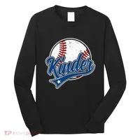 Kindergarten Team Back To School Baseball Player Long Sleeve Shirt thumb 0