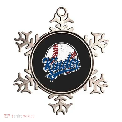 Kindergarten Team Back To School Baseball Player Ornament
