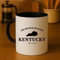 Kentucky The Bluegrass State Coffee Mug thumb 4