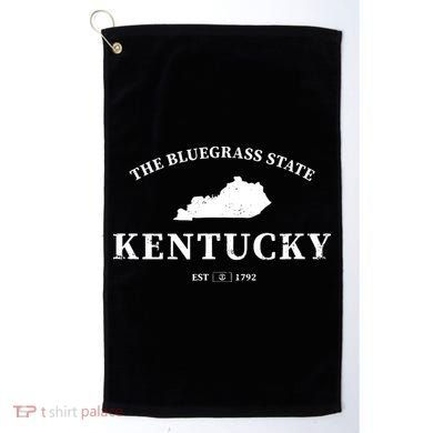 Kentucky The Bluegrass State Golf Towel