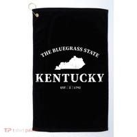 Kentucky The Bluegrass State Golf Towel thumb 0