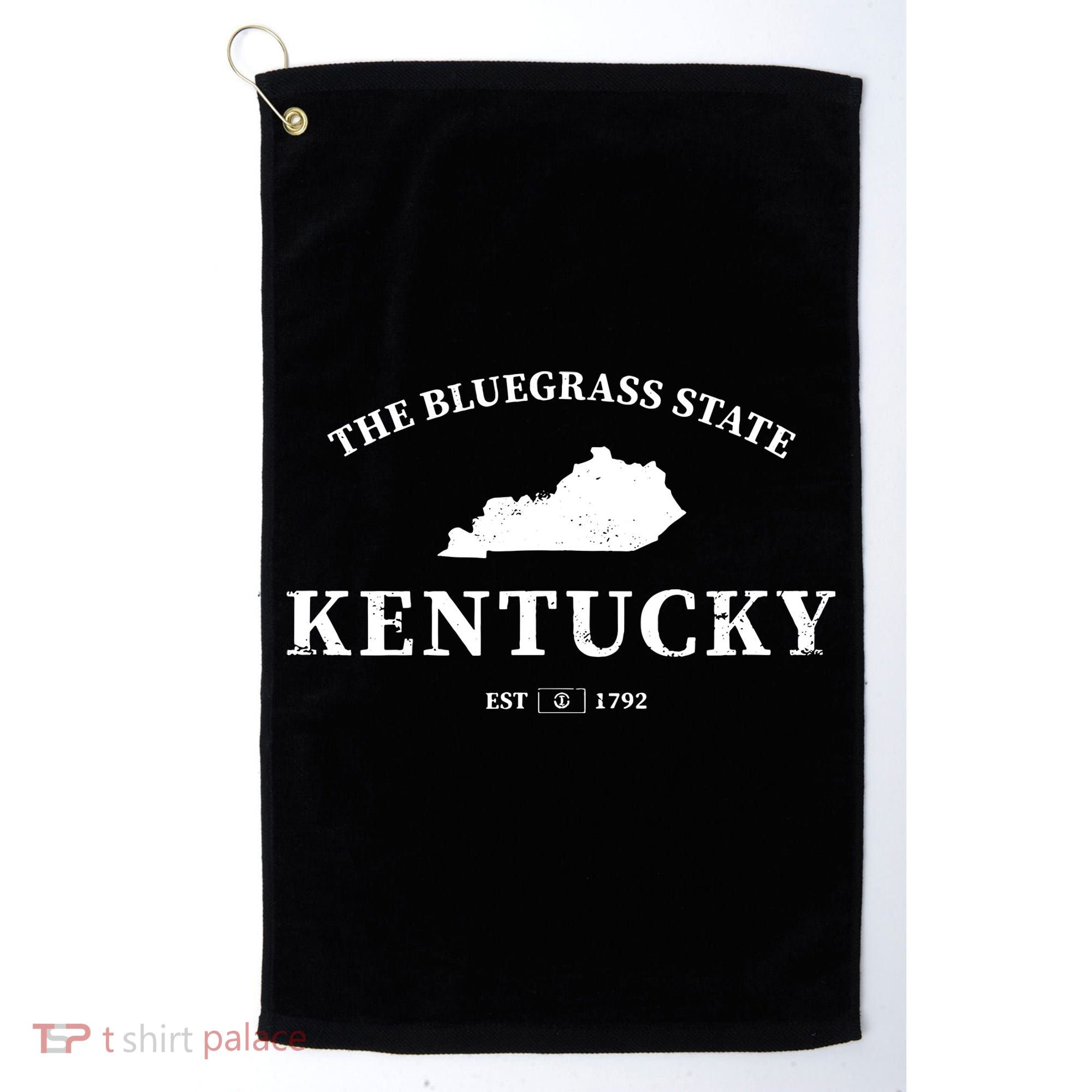 Kentucky The Bluegrass State Golf Towel