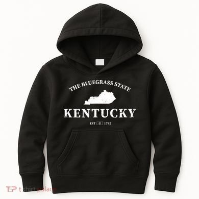 Kentucky The Bluegrass State Kids Hoodie
