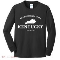 Kentucky The Bluegrass State Kids Long Sleeve Shirt thumb 0