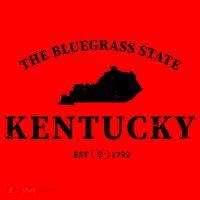 Kentucky The Bluegrass State Santa Hat thumb 1