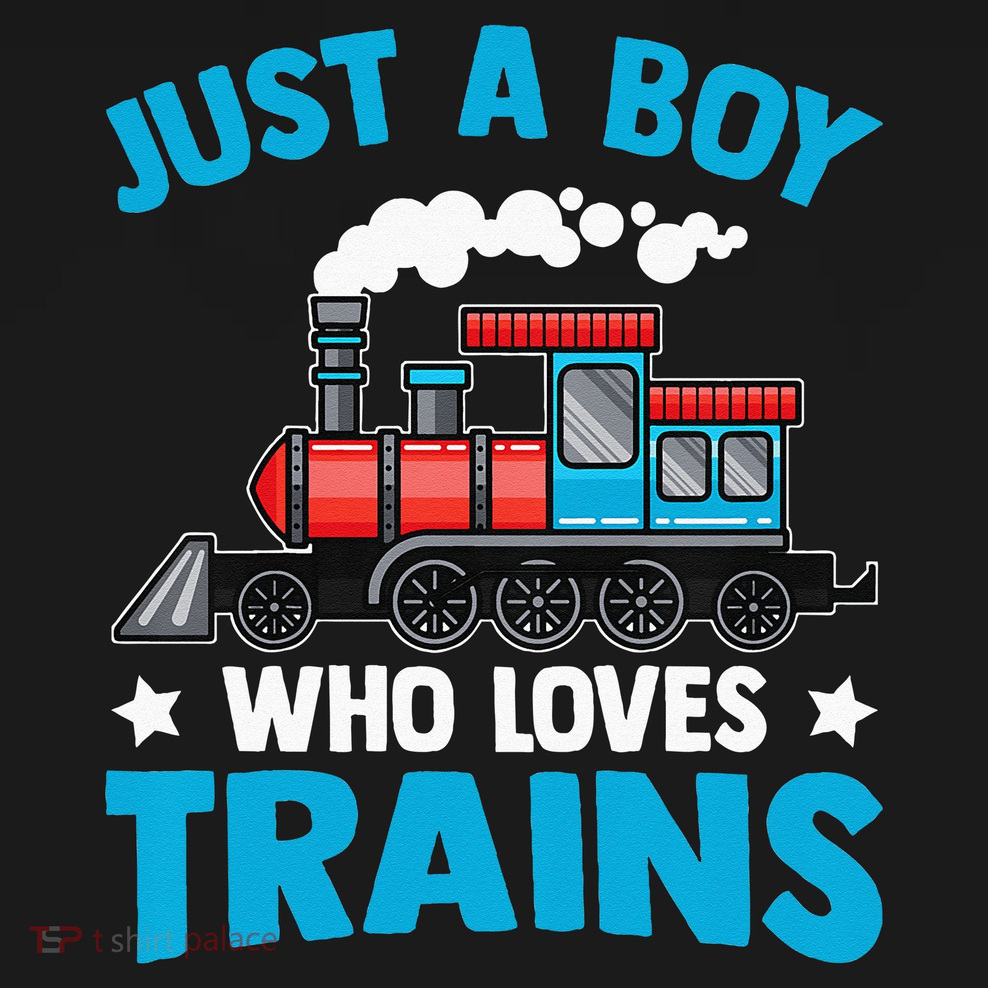 Kids Train Birthday Just A Boy Who Loves Trains Sweatshirt