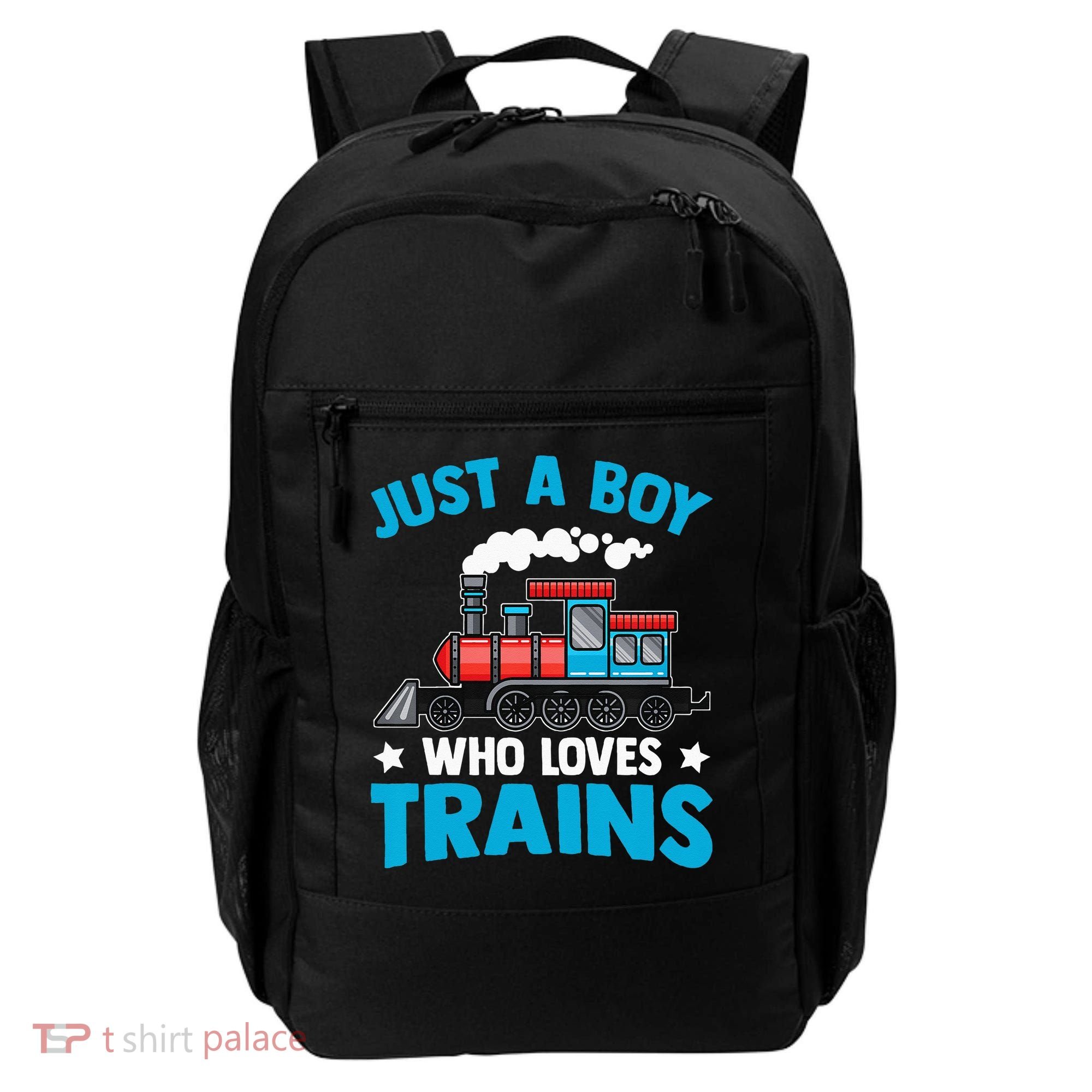 Kids Train Birthday Just A Boy Who Loves Trains Backpack