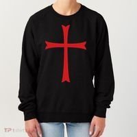 Knights Templar Cross Crusader Women's Sweatshirt thumb 0