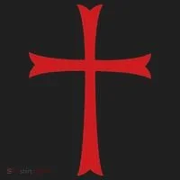 Knights Templar Cross Crusader Women's Sweatshirt thumb 2