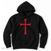 Knights Templar Cross Crusader Hoodie thumb 0
