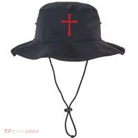 Knights Templar Cross Crusader Bucket Hat thumb 0