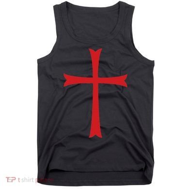 Knights Templar Cross Crusader Tank Top
