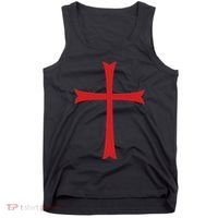 Knights Templar Cross Crusader Tank Top thumb 0