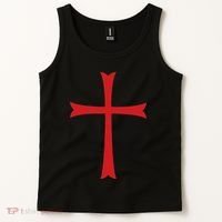 Knights Templar Cross Crusader Tank Top thumb 2