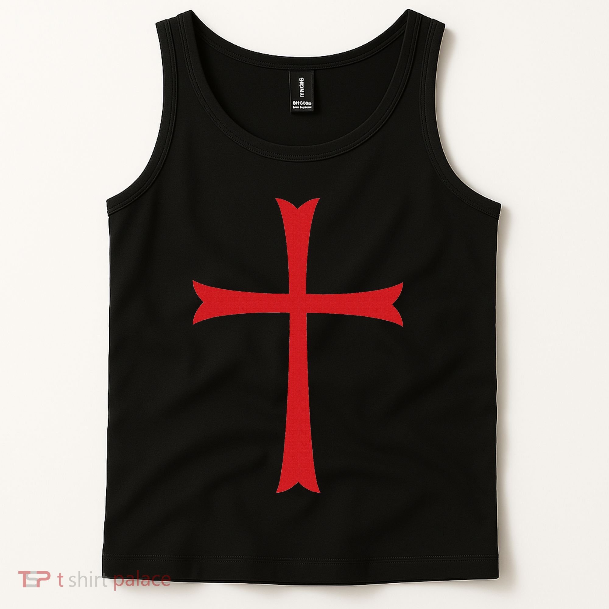 Knights Templar Cross Crusader Tank Top