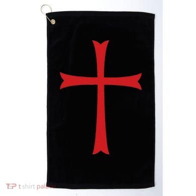 Knights Templar Cross Crusader Golf Towel