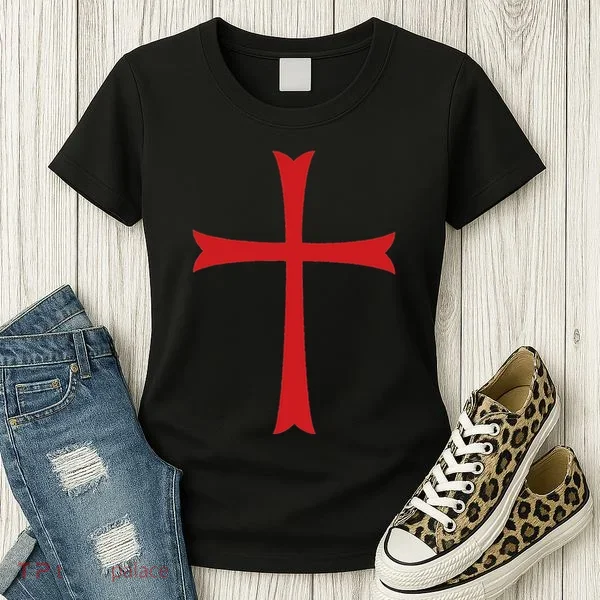 Knights Templar Cross Crusader Women's T-Shirt