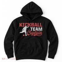 Kickball Team Captain Kickball Player Kickballer Coach Hoodie thumb 0