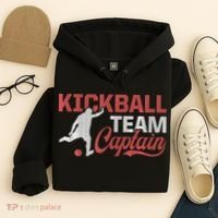 Kickball Team Captain Kickball Player Kickballer Coach Hoodie thumb 4