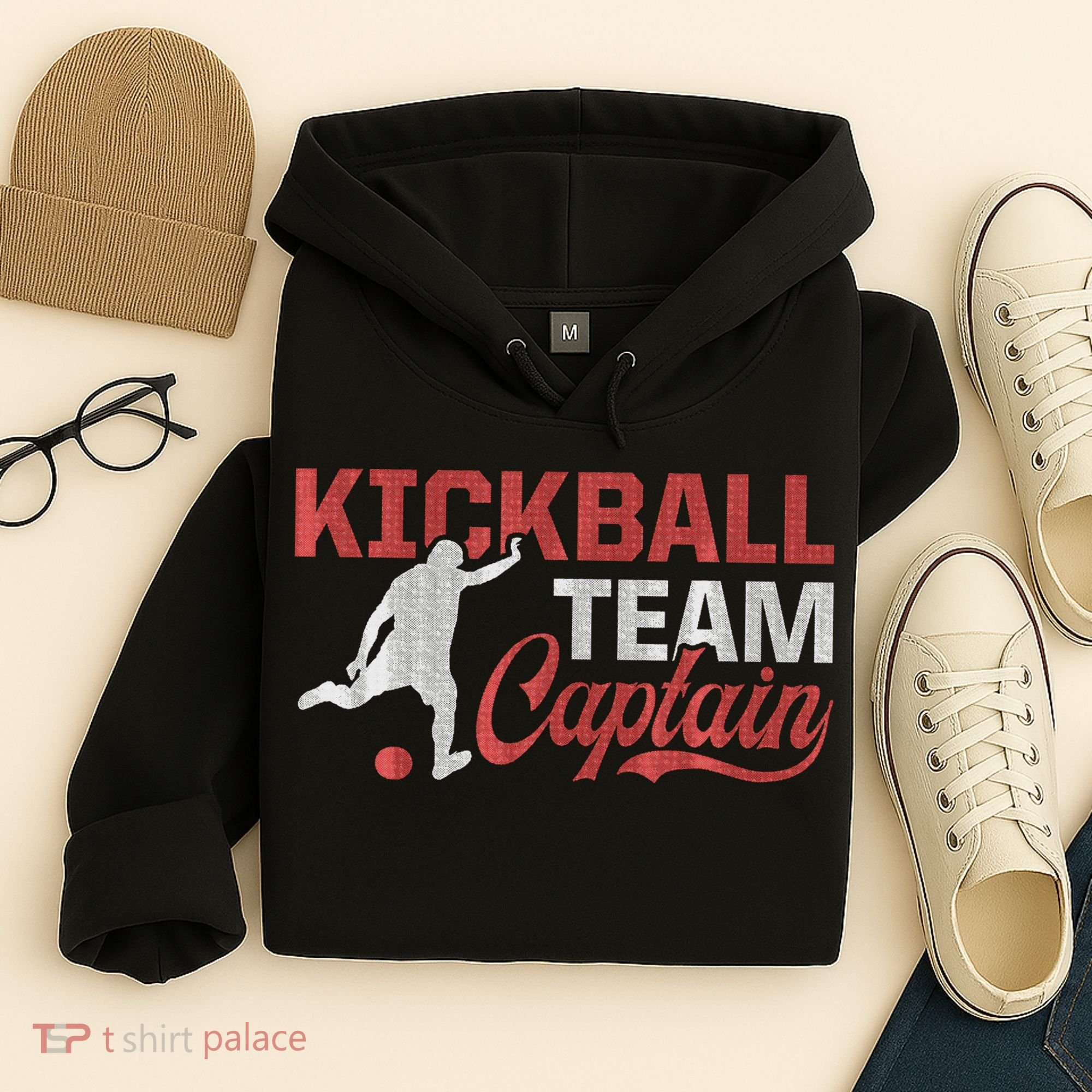 Kickball Team Captain Kickball Player Kickballer Coach Hoodie