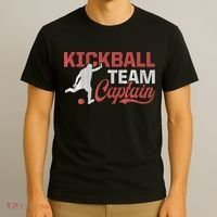 Kickball Team Captain Kickball Player Kickballer Coach T-Shirt thumb 3