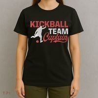 Kickball Team Captain Kickball Player Kickballer Coach T-Shirt thumb 4
