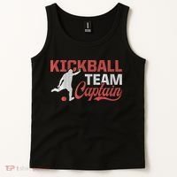 Kickball Team Captain Kickball Player Kickballer Coach Tank Top thumb 2